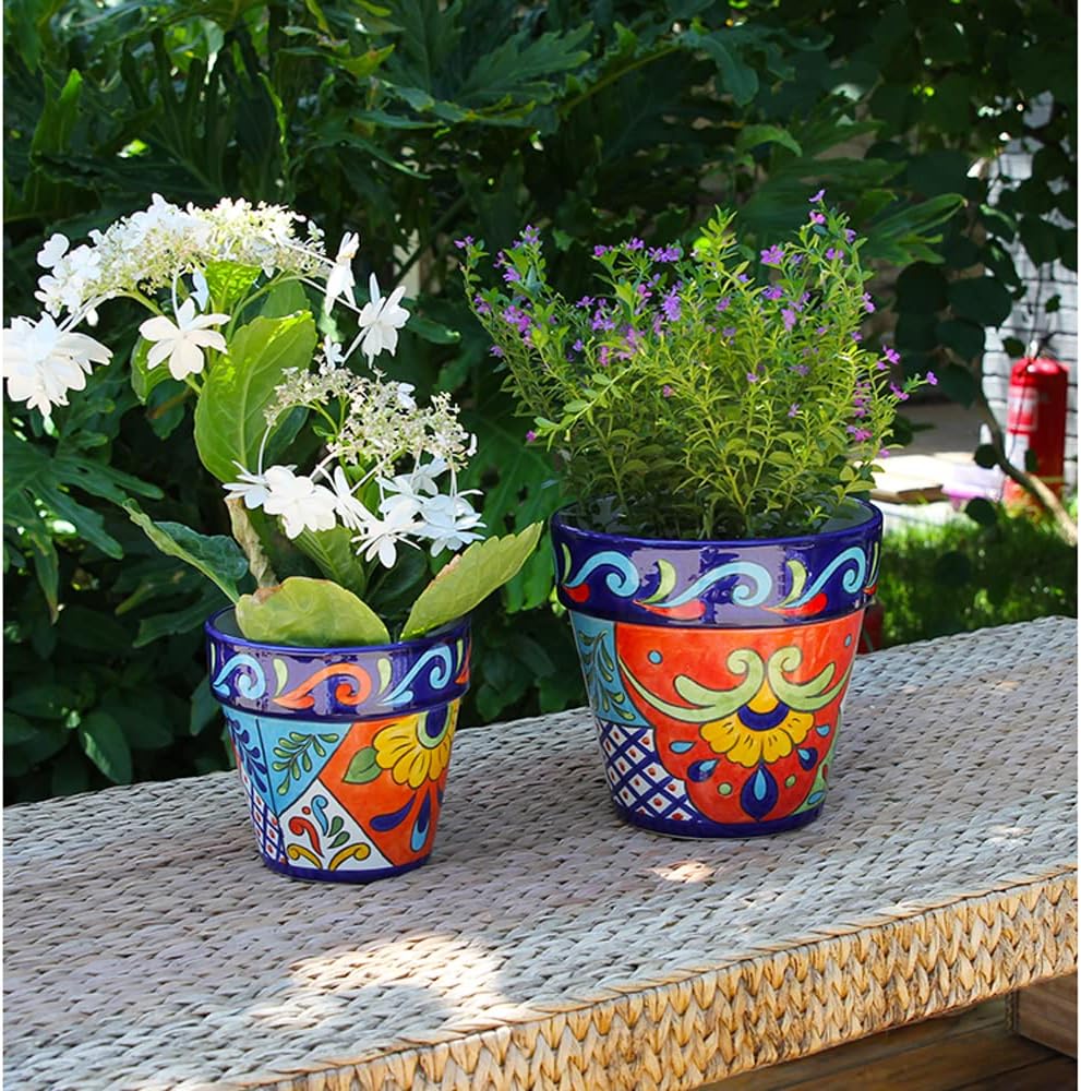 注目のクリエイティブセラミック植木鉢、多肉植物小さな鉢高級手描き